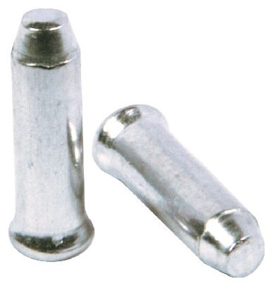 Elvedes Cable End Caps for Derailleur 2.3mm Silver (10pcs)