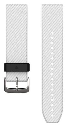 Cinturino Garmin QuickFit 22 mm in silicone bianco nero