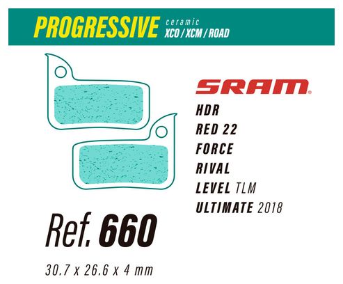 Pair of Sram HDR / Red 22 / Force / Rival / Level / Ultimate Less Brakes