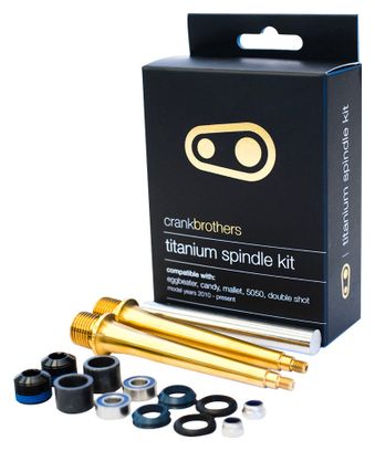 Kit Upgrade Crankbrothers - Axe Titane - Eggbeater  Candy  Mallet  5050  Double Shot 2010+