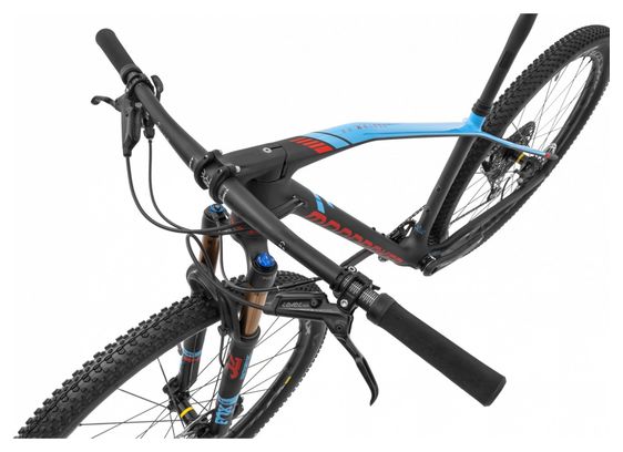 Mondraker Podium Carbon RR 29 &quot;Semi-Rigid Mountain Bike Sram GX Eagle 12s Black / Blue 2020