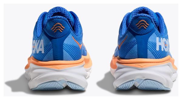 Hoka Clifton 9 Running Shoes Blue Orange