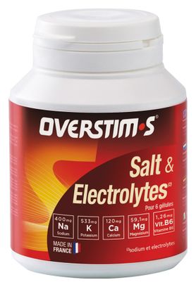 Overtims Salt &amp; Electrolytes Nahrungsergänzungsmittel 60 Kapsel Pille-Box