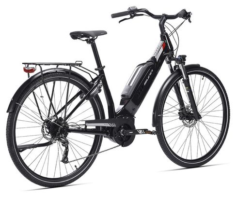 Sunn Urb Rise Elektrisches Citybike Shimano Altus 9S 400 Wh 700 mm Schwarz 2023