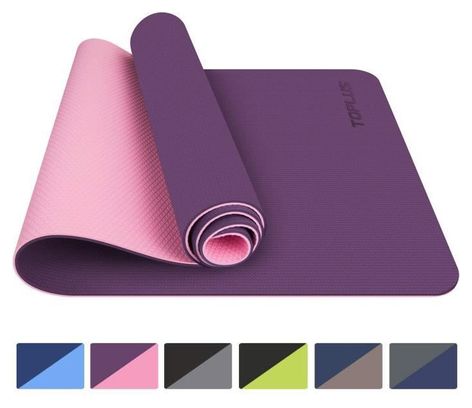 Tapis de Yoga  Tapis Gym  Couleur Violet  183x61x0.6 cm  Tapis de Sol pour Sport  Fitness