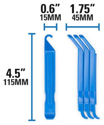 Démonte Pneus Park Tool TL-1.2C Bleu (x3)