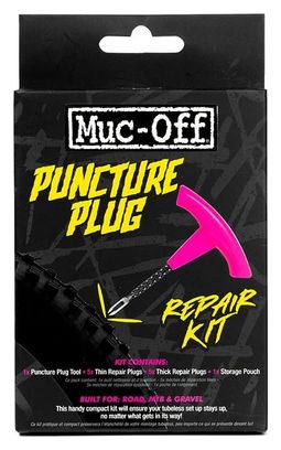 Muc-Off Puncture Plug Tubeless Repair Kit Tool + 10 Plugs