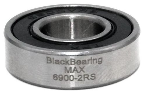 Black Bearing 61900-2RS Max 10 x 22 x 6 mm