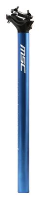 Tija de sillín MSC Aluminio 400 mm Azul