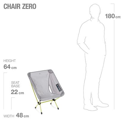 Folding Chair Ultralight Helinox Chair Zero Gray