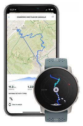 Montre GPS Suunto 9 Peak Moss Gray