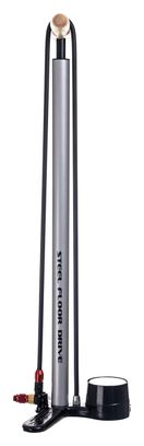 Lezyne Steel Floor Drive Floor Pump ABS-1 Pro Grey