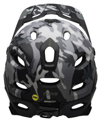 Bell Super DH Mips Helmet with Removable Chinstrap Black Grey Camo 2021