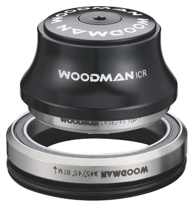 WOODMAN Headset AXIS AA - SICR Semi-Integrated Tapered 1''1/8 - 1.5'' XS SPG Black
