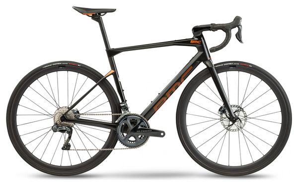Vélo de Route BMC Roadmachine 01 Four Shimano Ultegra Di2 11V 700 mm Noir Carbon Orange 2021