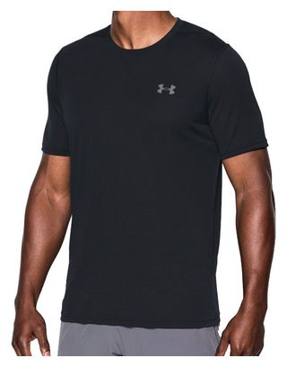 UA Threadborne Fitted SS Tee 1289588-001 Homme T-shirt Noir