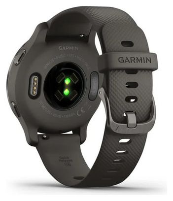 Reloj GPS Garmin Venu 2S gris oscuro / negro