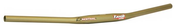 Cintre Renthal Fatbar Lite Zero Rise 780mm 31 8 mm Or