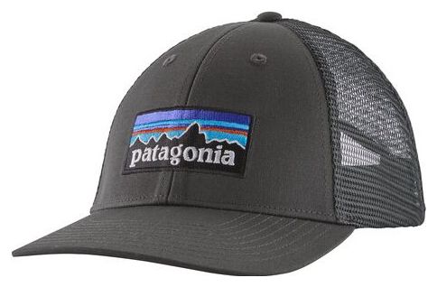 Patagonia P-6 Logo LoPro Trucker Hut Grau