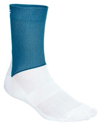 Poc Essential Road Socks Draconis Blue Hydrogen White