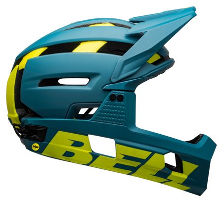 BELL Super Air R Mips Helmet Blue Yellow 2021