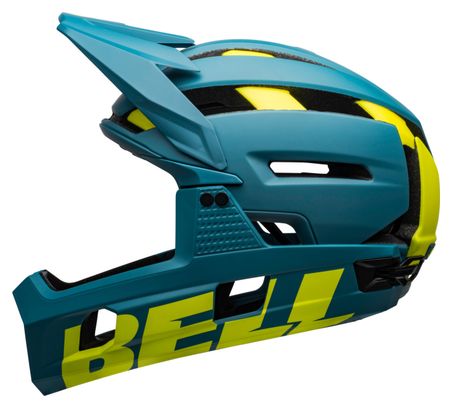 BELL Super Air R Mips Helmet Blue Yellow 2021