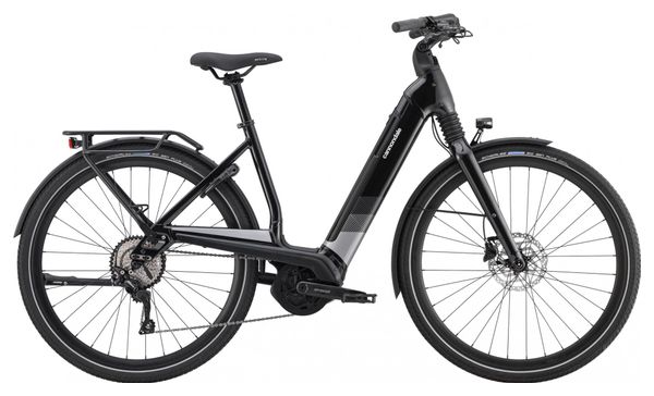Cannondale Mavaro Neo 5+ Bicicleta eléctrica de ciudad Shimano Deore 10S 625 Wh 700 mm Negro Perla