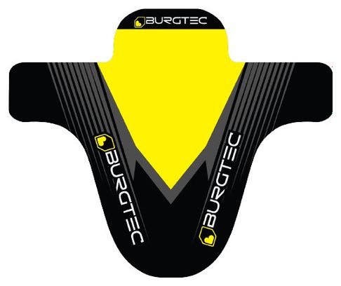 Burgtec Moto Mudguard Yellow / Black