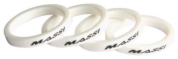 MASSI Kit 4 distanziali 5 millimetri 1''1 / 8 White
