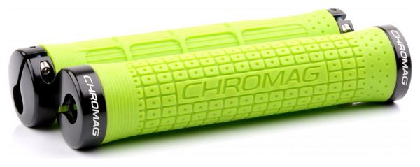 Paar Chromag Lock-on Clutch Grips 146mm Groen