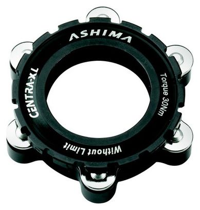 Ashima Center Lock XL Adapter 6 Holes Black 