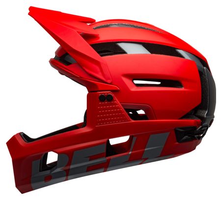 Casco BELL Super Air R Mips Red 2021 con mentonera desmontable