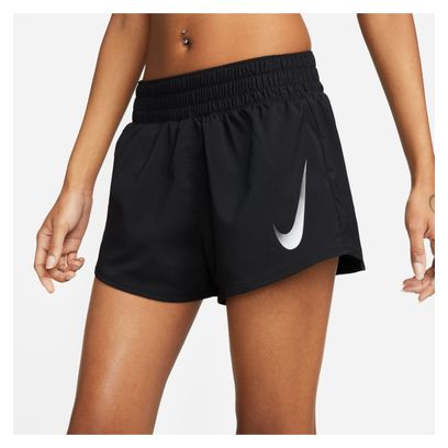 Nike Dri-Fit Swoosh Shorts Damen Schwarz