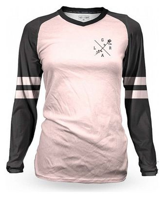 Women&#39;s Long Sleeve Jersey Loose Riders C / S Varsity Peach Pink