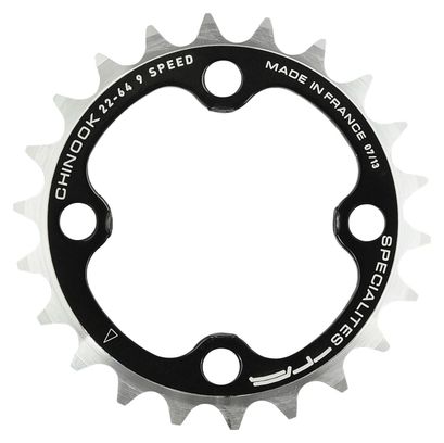 SPECIALITES TA Chain Ring Chinook 64mm Inner 9S Black
