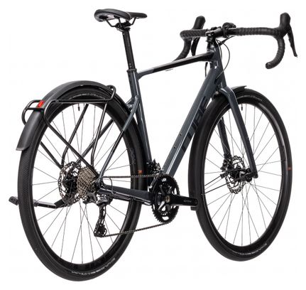 Bicicleta Gravel Cube Nuroad Race FE Shimano GRX 11S 700 mm Gris Oscuro Negro 2021