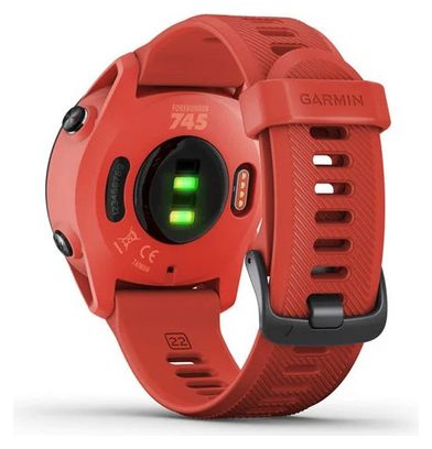 Garmin Forerunner 745 GPS Watch Magma Red