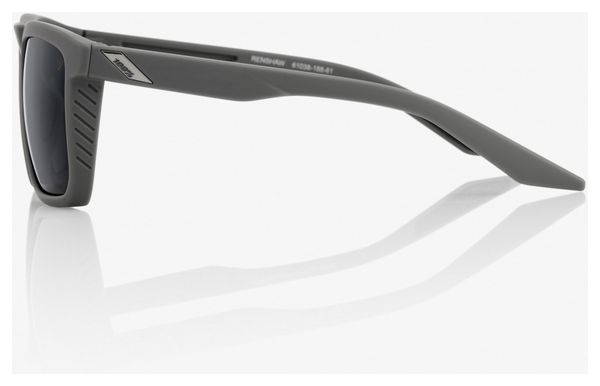 100% Renshaw Soft Tact Brille Cool Grey Black Mirror / Schwarz / Grau