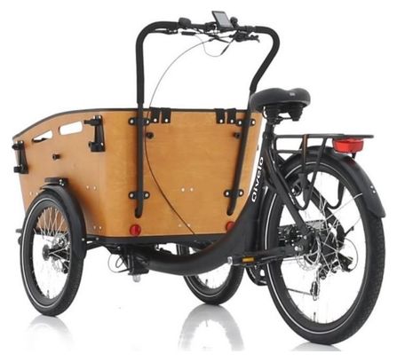 Tricycle électrique - vélo cargo - Qivelo Curve DR7 - 481Wh - Shimano 7 vitesses