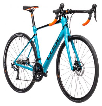 Bicicleta de carretera Cube Attain GTC SL Shimano Ultegra 11S 700 mm Azul petróleo 2021