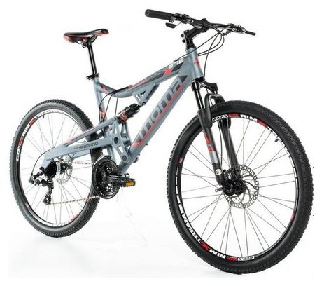 VTT Tout-Suspendu Moma Bikes Equinox 27 5'' Shimano 24V Argent