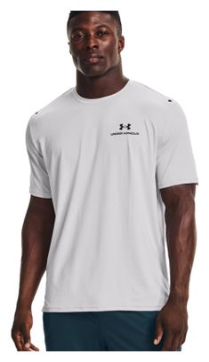 Maillot Manches Courtes Under Armour Rush Energy Gris Homme