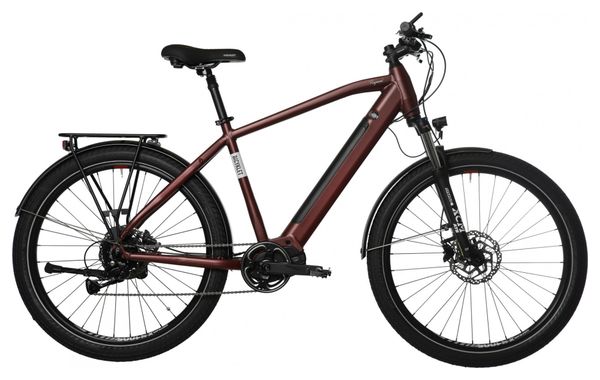 Bicyklet Raymond Bicicletta elettrica da città Shimano Acera 9S 504 Wh 27.5'' Bordeaux Red