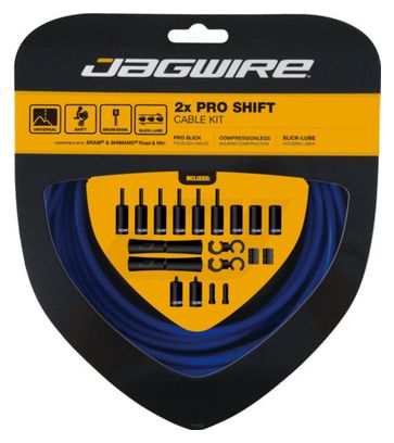 Jagwire 2x Pro Shift Kit Sid Blau