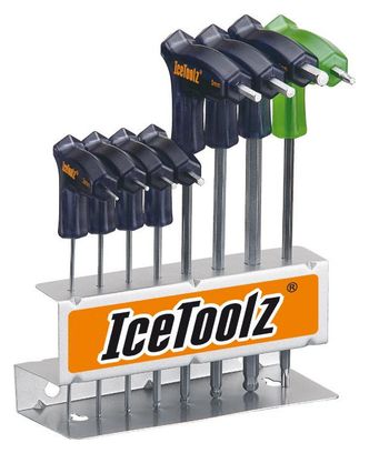 ICE TOOLZ 7M85 2~8 Allen T Wrench + Torx 25 Set