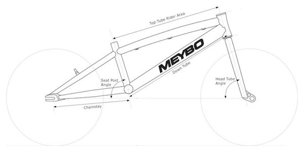 Meybo Holeshot BMX Race Frame Bordeaux Red / Black 2021