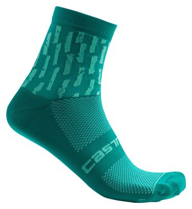 Castelli Aero Pro 9 Green Women's Socks