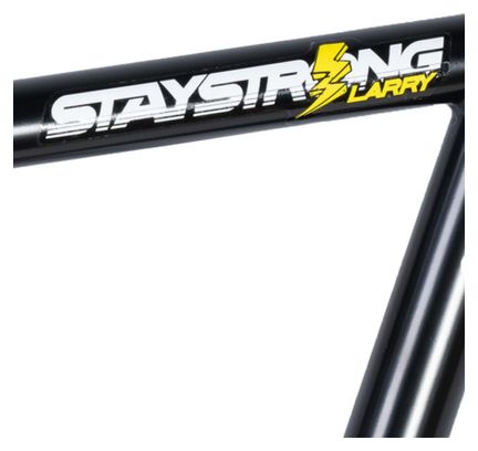 Guidon BMX Stay Strong Larry Edgar Sig 9° Noir