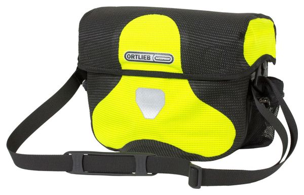 Ortlieb Ultimate Six High Visibility 7L Handlebar Bag Neon Yellow Black Reflex