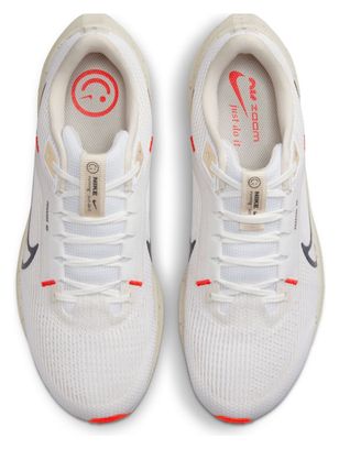 Nike Air Zoom Pegasus 40 White Red Blue Running Shoes